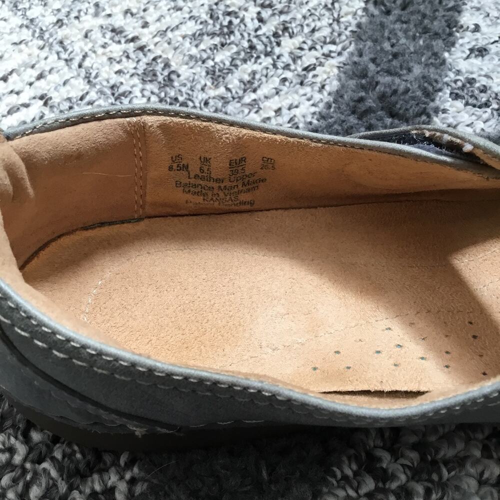 Naturalizer Mary Jane Comfort Flat Leather Shoes Round Toe Sz 8.5 - Picture 4 of 8
